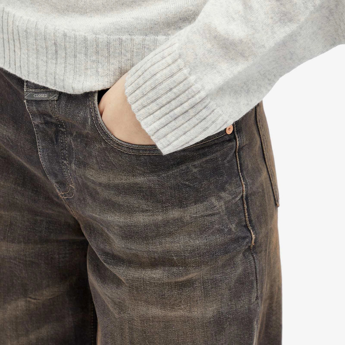 CLOSED OFFICIAL "Nikka" Jeans in Dark Grey, size 27