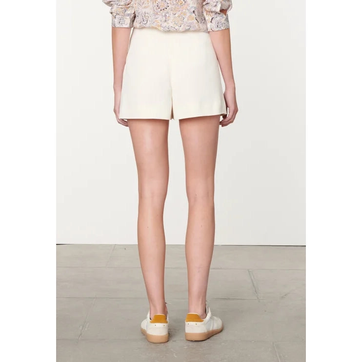 Vanessa Bruno Ivory Crepe Shorts, size 36 (like a 25 in denim)