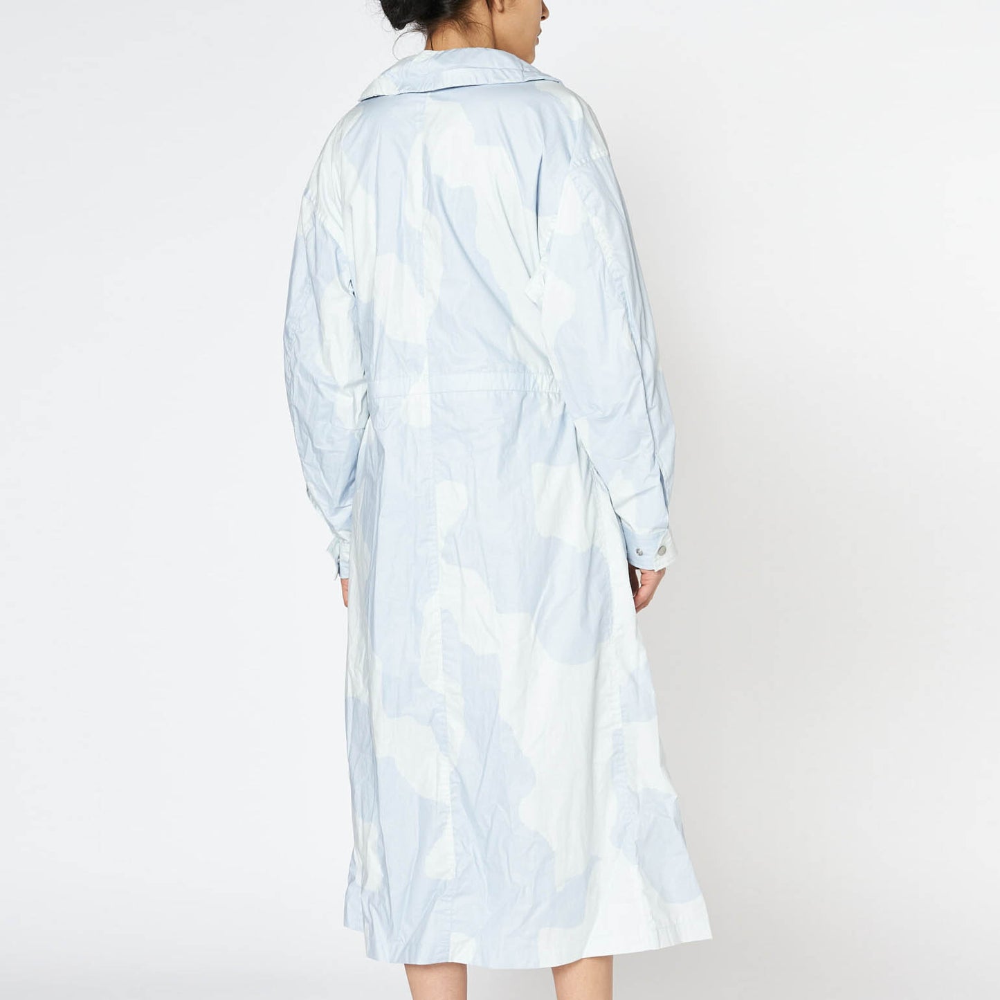 Isabel Marant Etoile Trench imprimé camouflage bleu clair « Dilumbi », taille 34 (convient à XS/S)