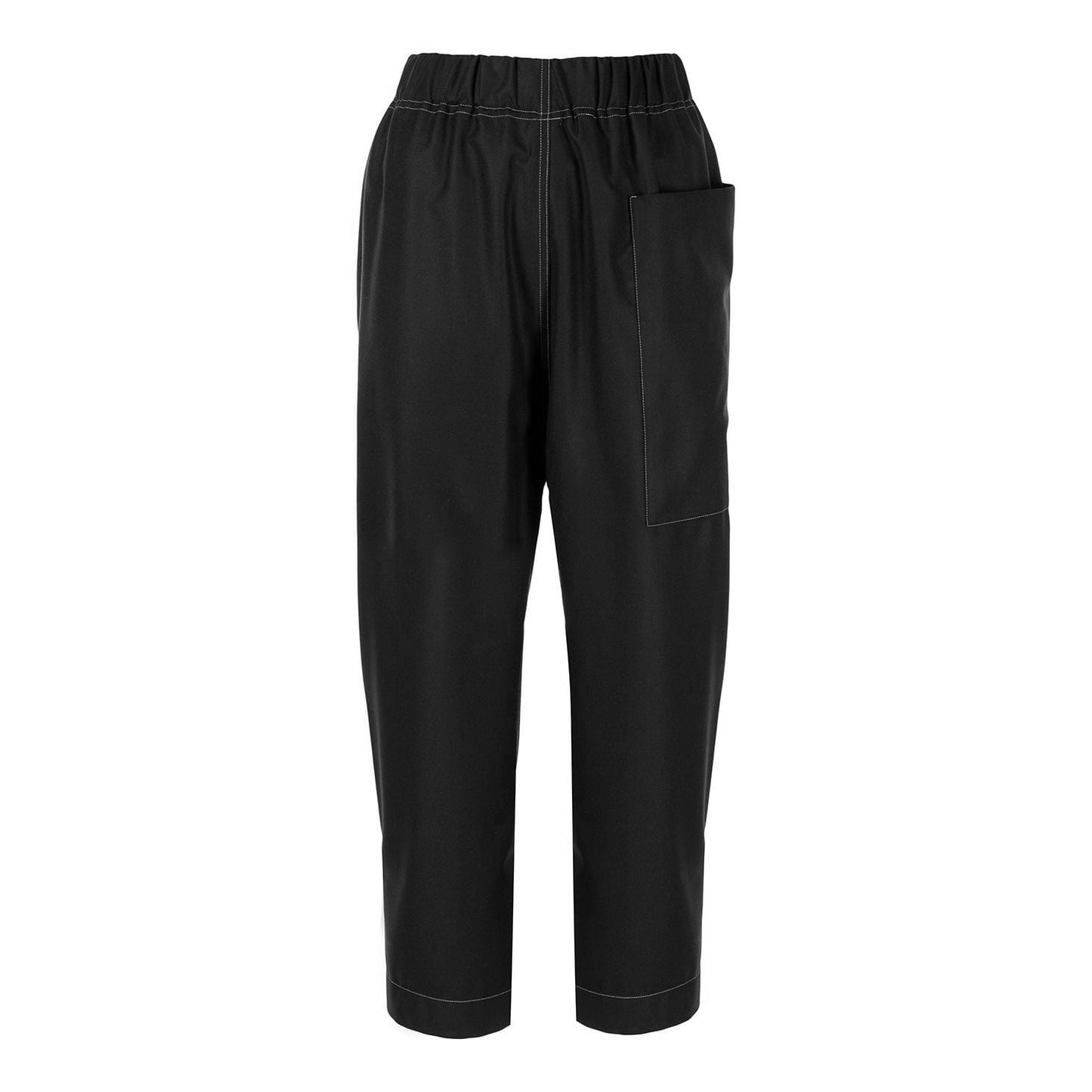 Sofie D'Hoore "Punch" Pant in Black with Topstiching Detail, size 42