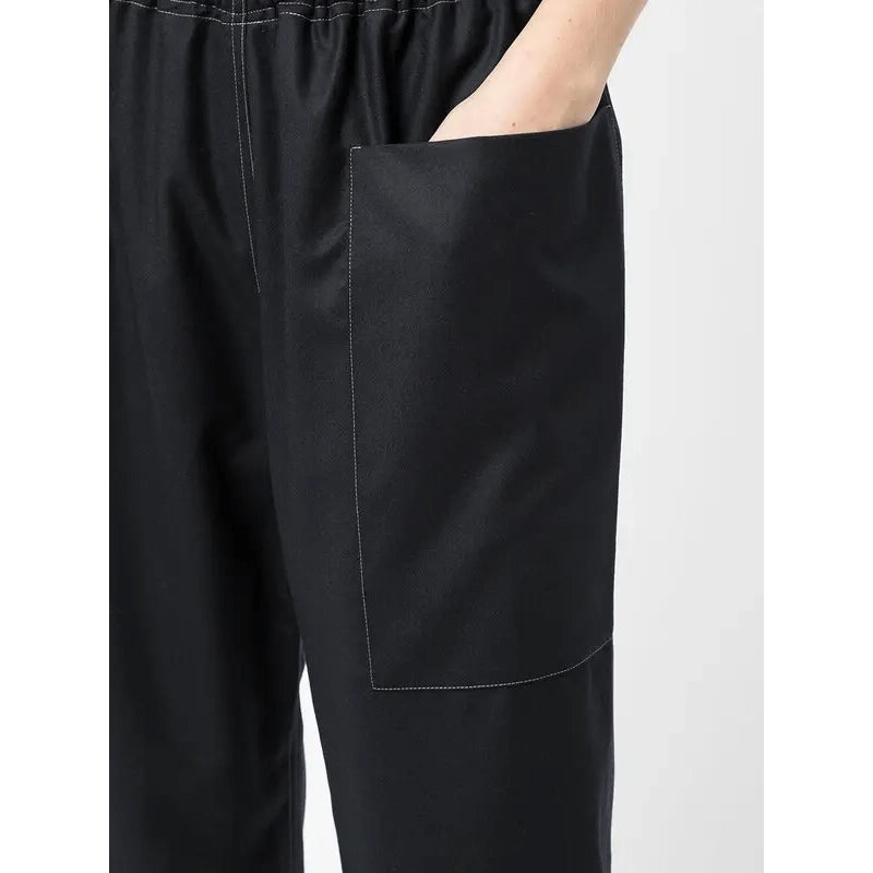 Sofie D'Hoore "Punch" Pant in Black with Topstiching Detail, size 42