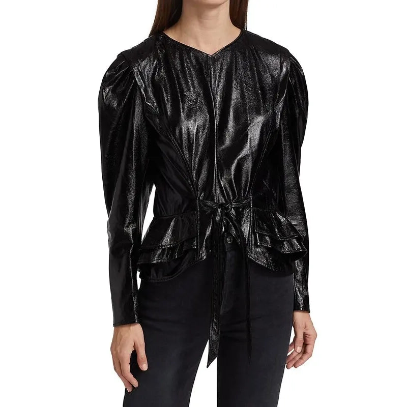 Isabel Marant "Giny" Top in Black, size 42