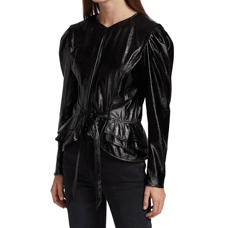 Isabel Marant "Giny" Top in Black, size 42
