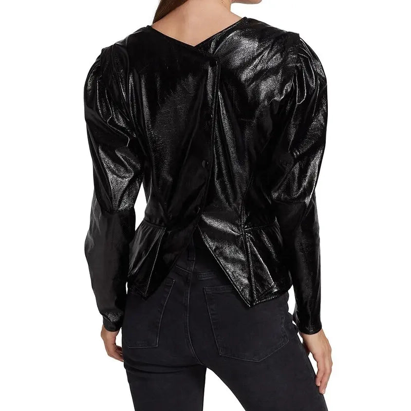 Isabel Marant "Giny" Top in Black, size 42