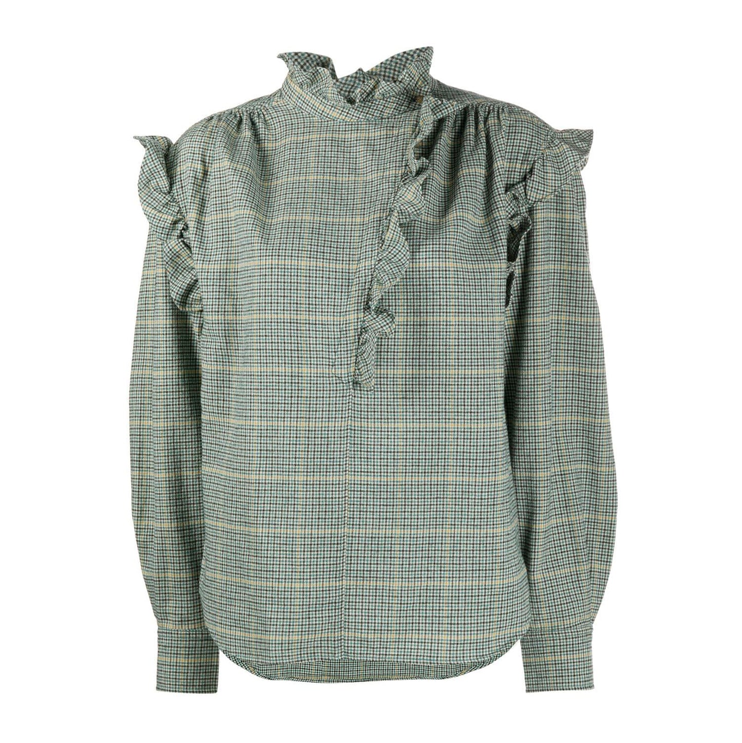 Isabel Marant "Flossia" Top in Green, size 34 (fits XS/S)