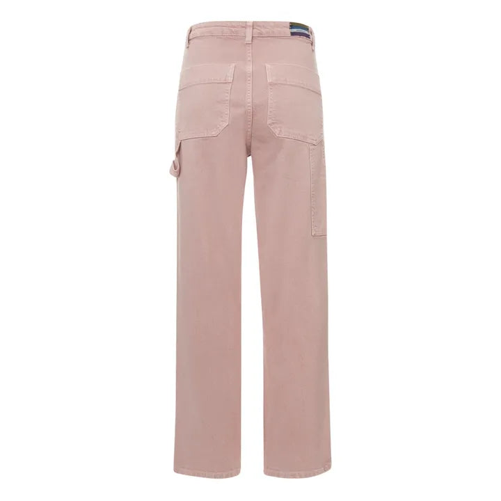 Vanessa Bruno "Alois" Carpenter Jeans in "Vieux Rose", size 42 (fits 8)