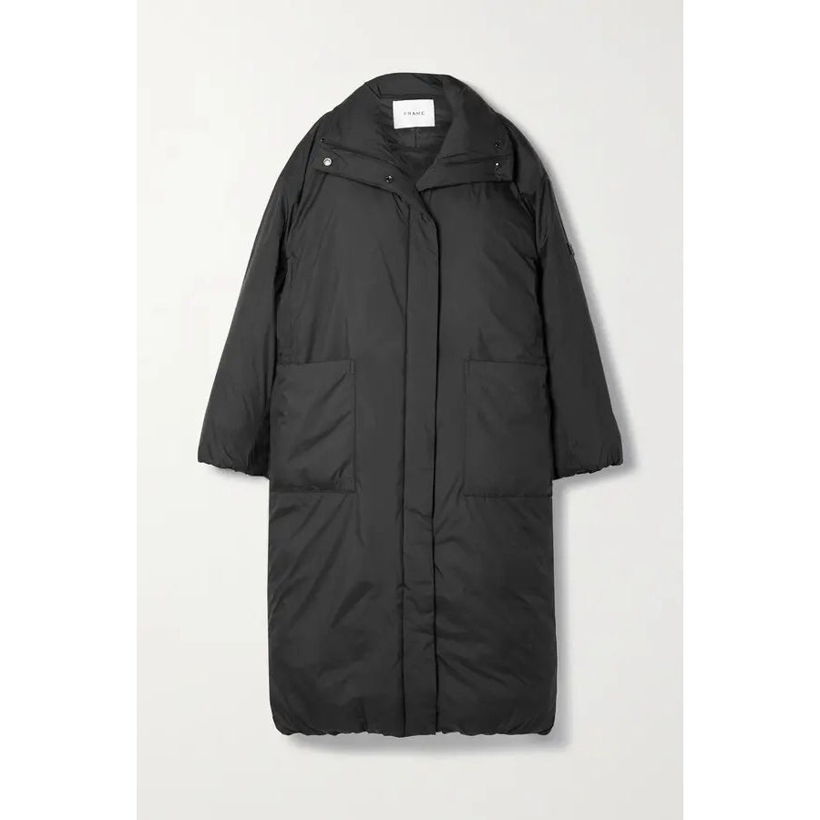 Frame Oversize Duvet Puffer Jacket in Black, size Medium