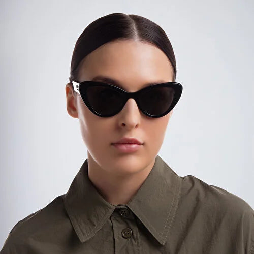 Prada Black Cat-Eye Sunglasses