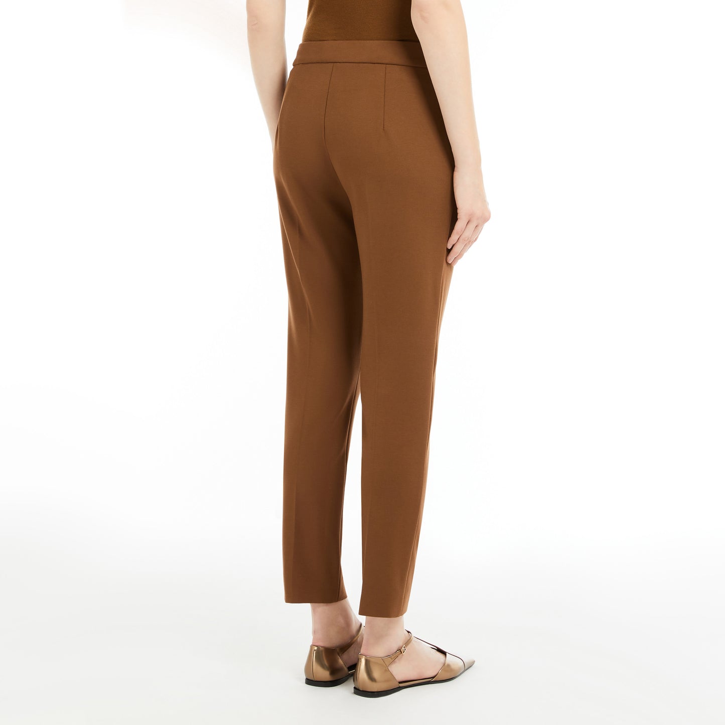 Max Mara Cigarette Pants in Brown, size 4US (Fits like size 2)