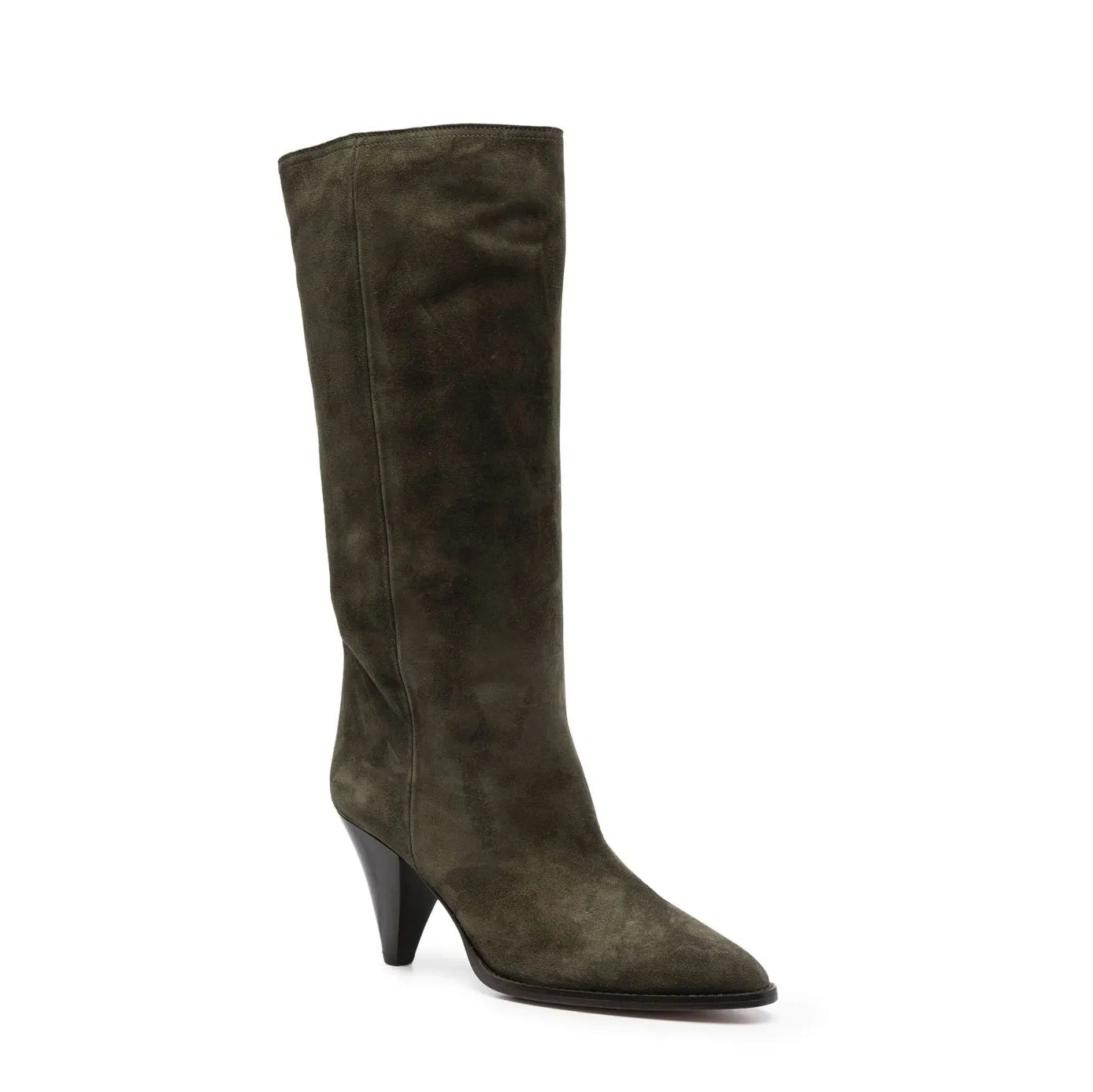 Isabel Marant "Rouxy" Suede Boots in Khaki, size 38 (fits size 7)