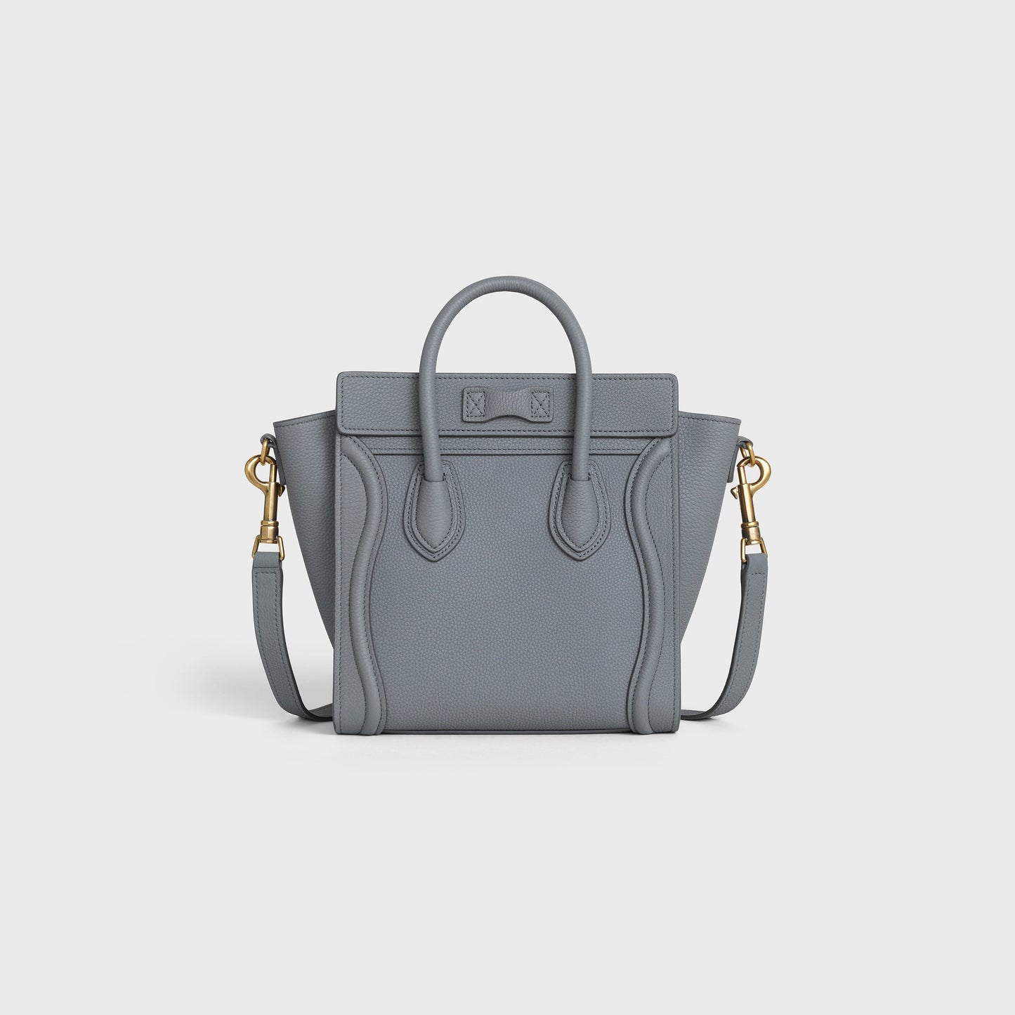 Celine Nano Luggage Bag in Grey