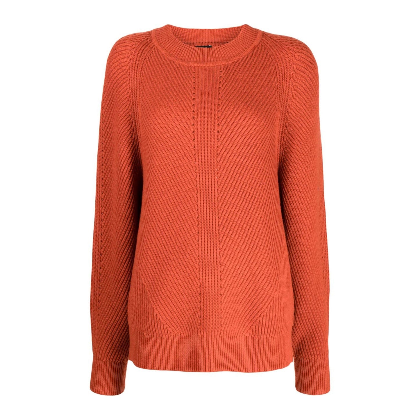 Joseph Ribbed Knit in Burnt Orange, size XS (fits XS/S)