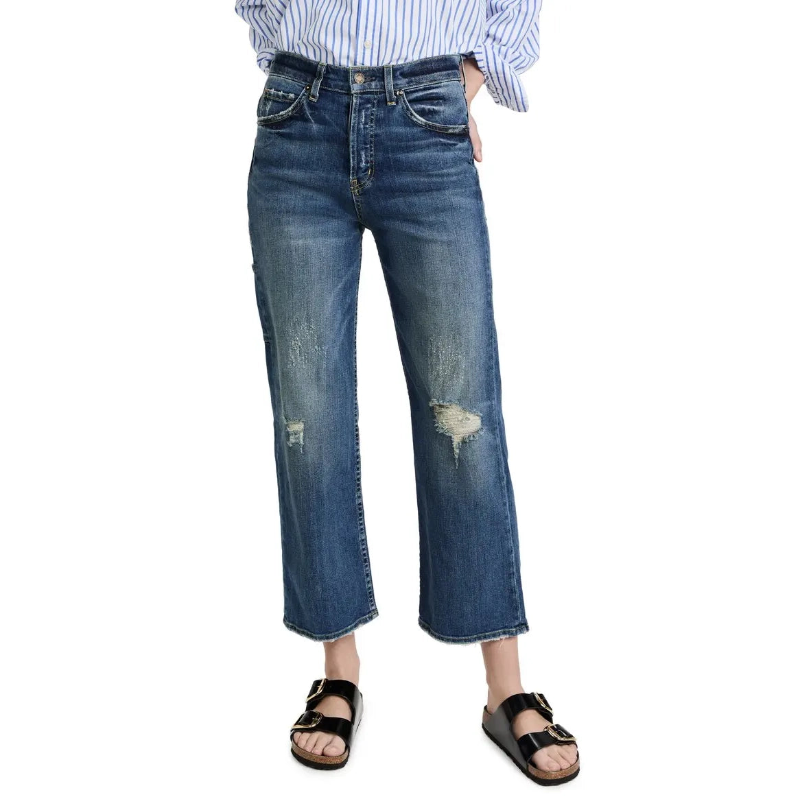 Nili Lotan "Violette" Jeans in Blue, size 27