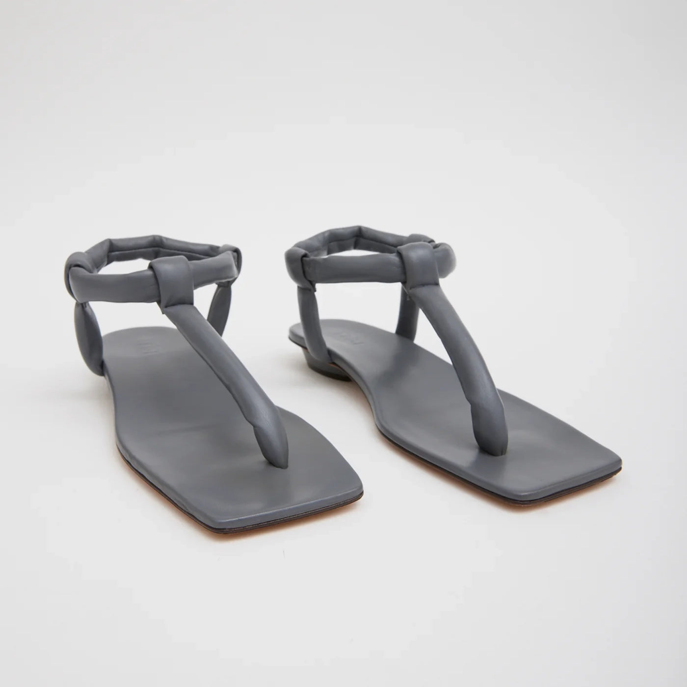 Tibi "Aston" Sandals in Grey, size 38