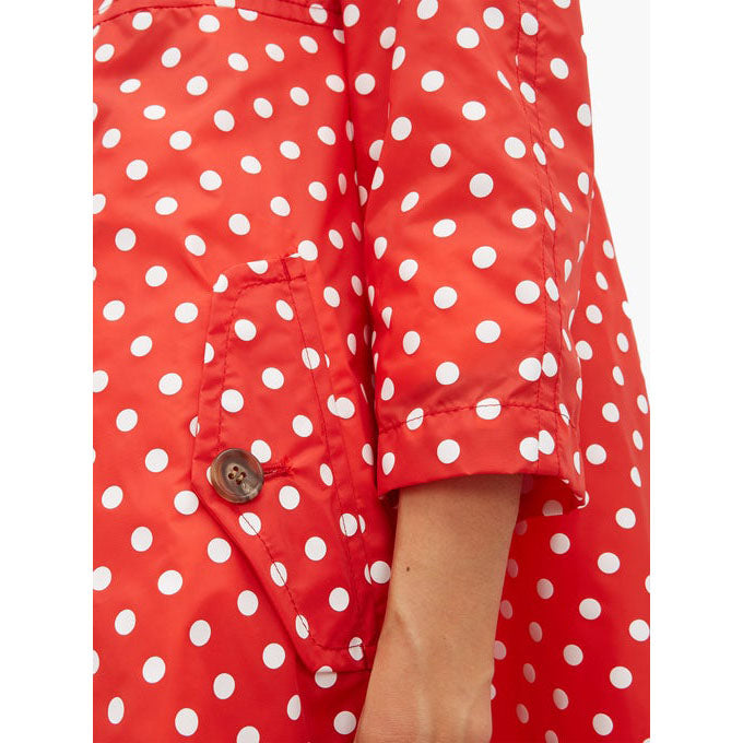 Comme Des Garcons Girl Red Polka Dot Rain Jacket, taille Moyenne