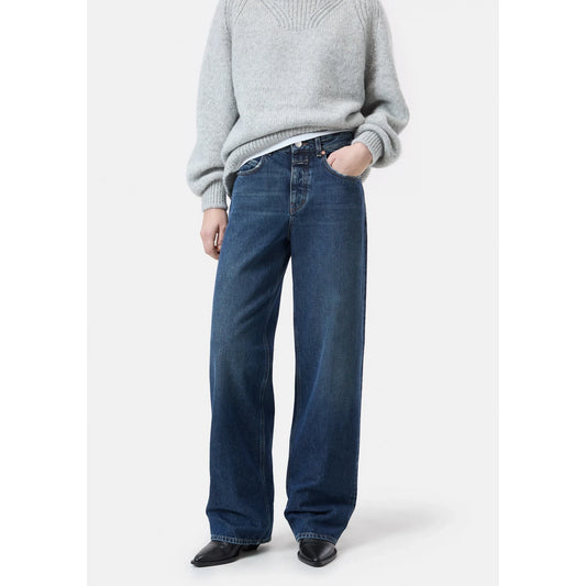 Closed "Nikka" Wide Leg Jeans in Dark Blue, size 32