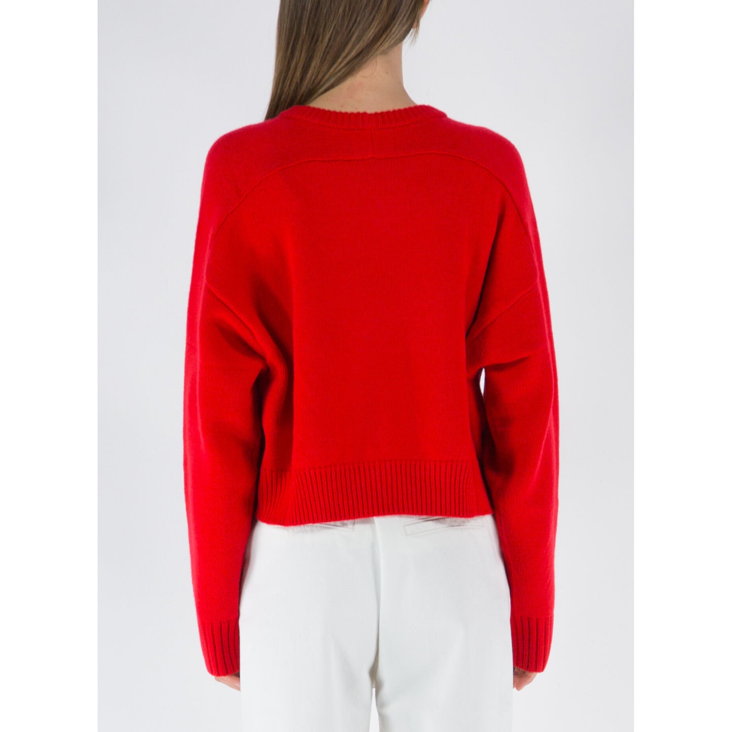 Lou Lou Studio "Bruzzi" Sweater in Red, size XS (fits oversize)