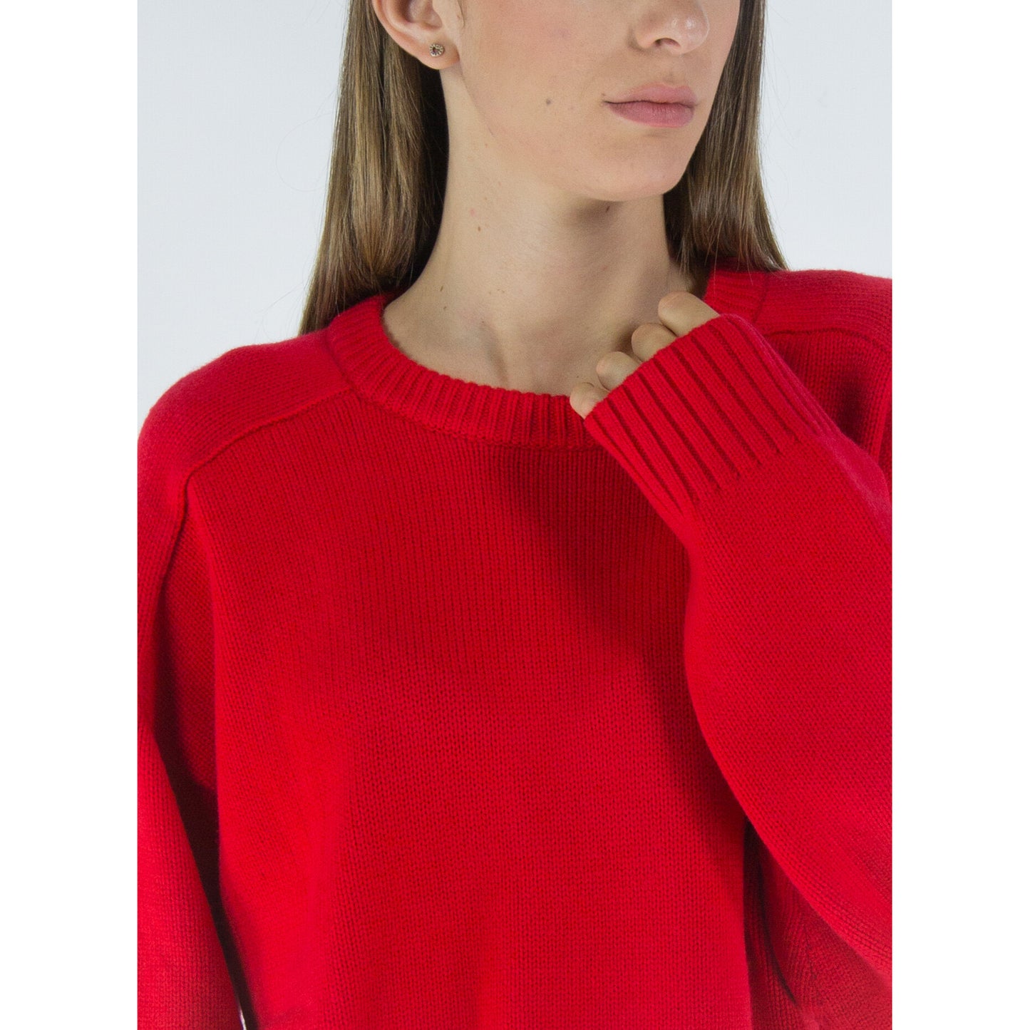 Lou Lou Studio "Bruzzi" Sweater in Red, size XS (fits oversize)