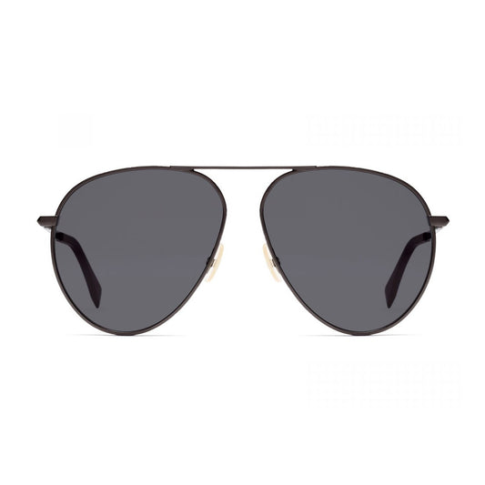 Fendi Oversize Grey Aviator Sunglasses