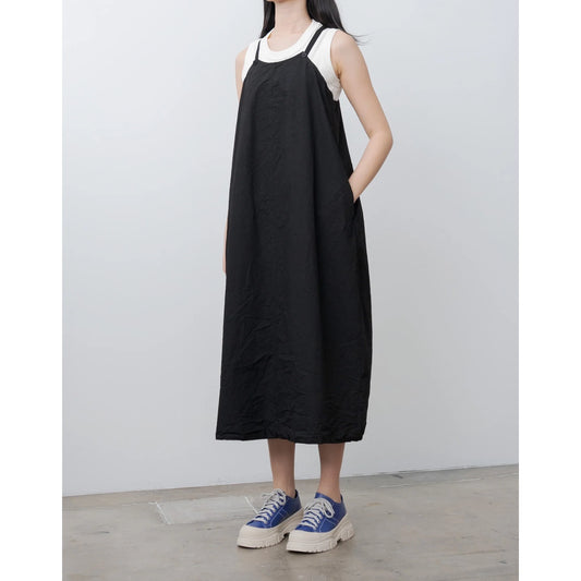 Album di Famiglia "Salopette" Dress in Black, size Small