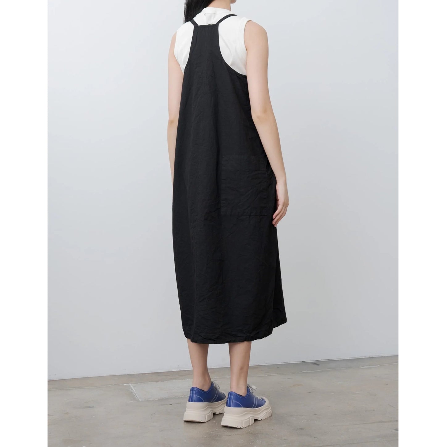 Album di Famiglia "Salopette" Dress in Black, size Small