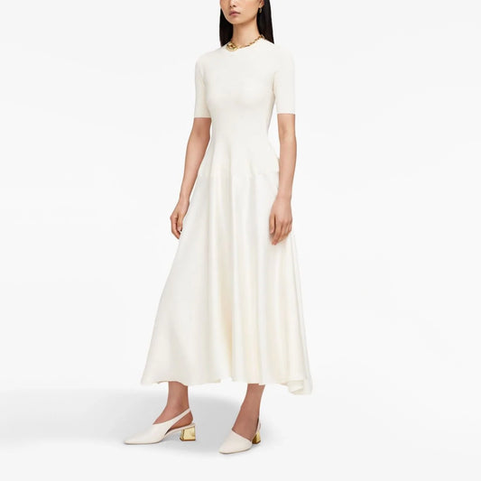 Jonathan Simkhai "Marionne" Dress in Ivory, size XS
