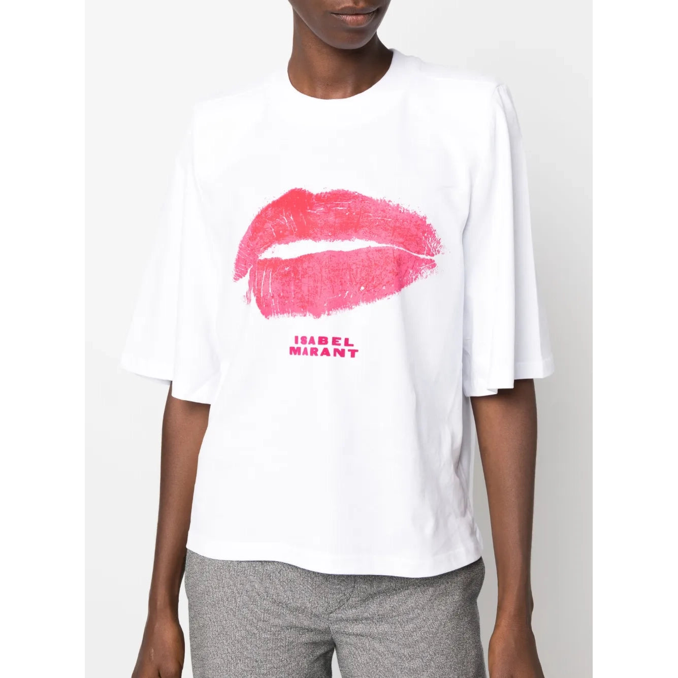 Isabel Marant "Ben" Tee Shirt in White, size Small