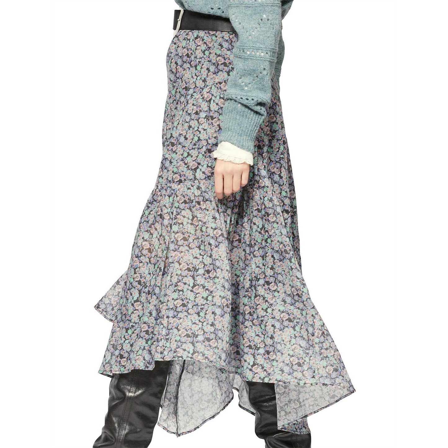 Isabel Marant Etoile "Pabna" Floral Print Skirt, size 38. Fits like size 4