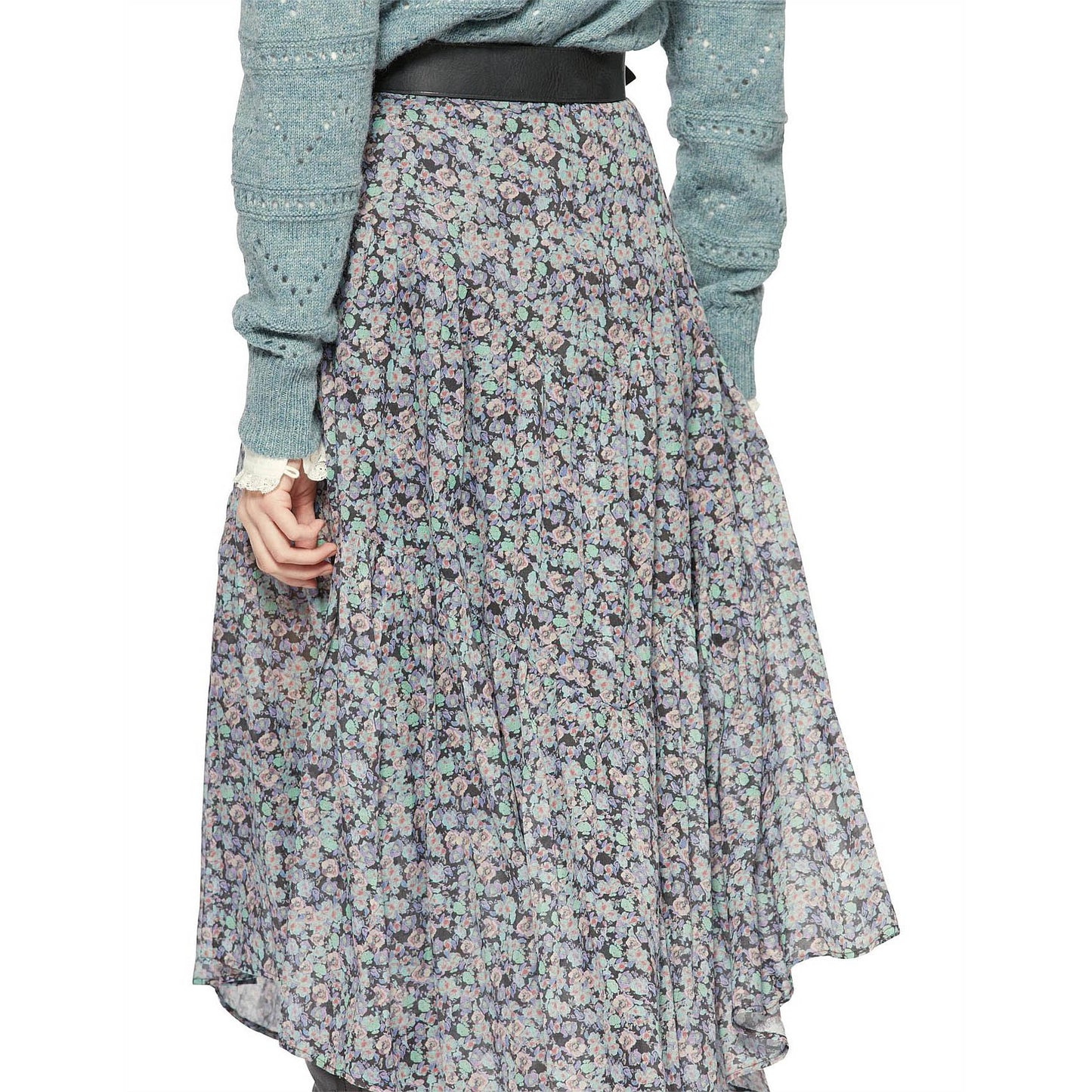 Isabel Marant Etoile "Pabna" Floral Print Skirt, size 38. Fits like size 4