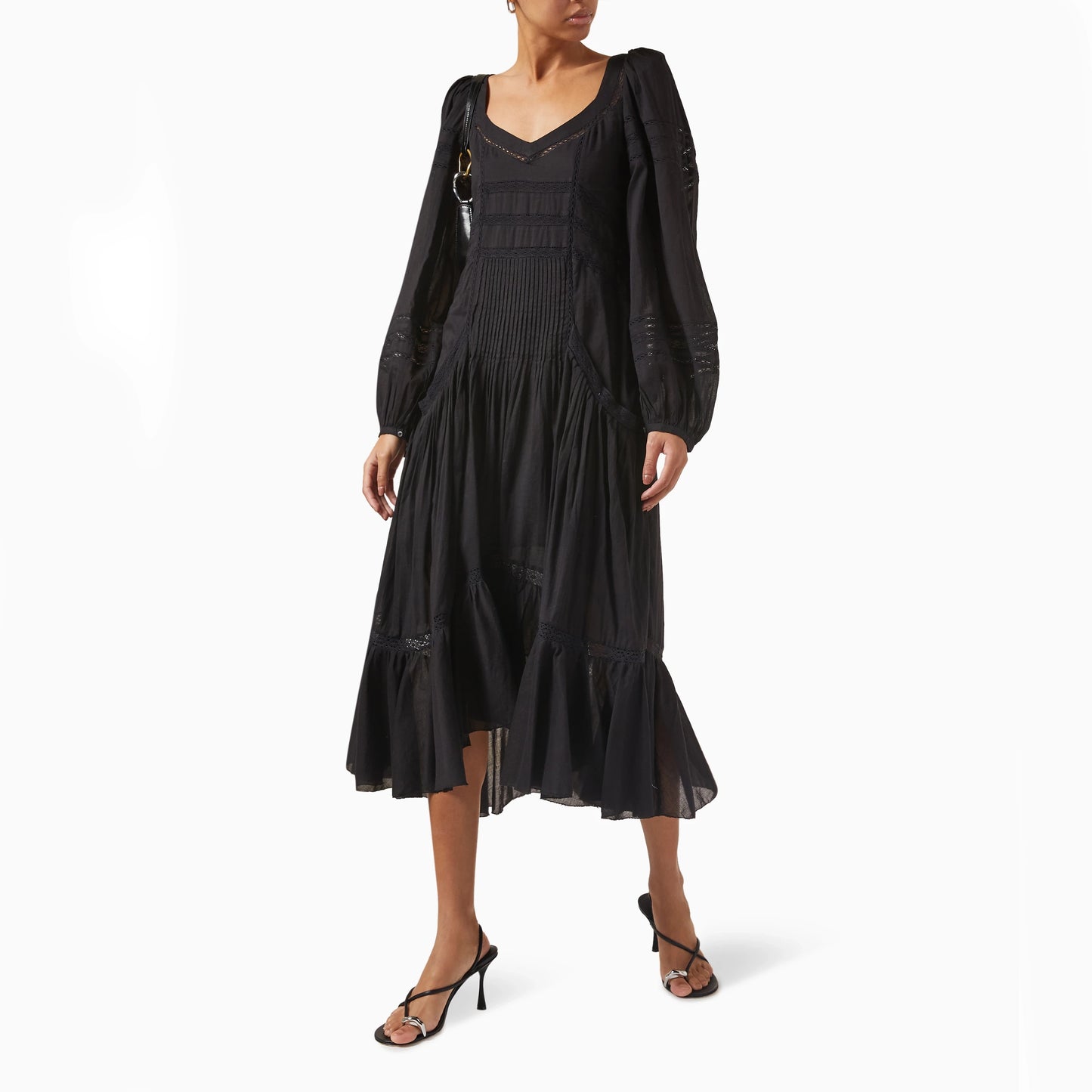 Isabel Marant Etoile "Melia" Dress in Black, size 34 (fits 0/2)