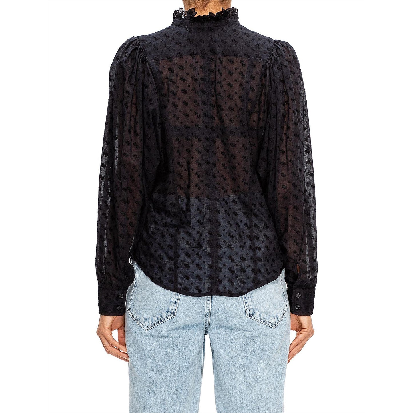 Isabel Marant Etoile "Terzali" Top in Black, size 38