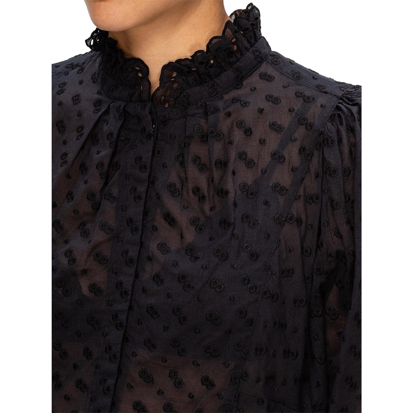 Isabel Marant Etoile "Terzali" Top in Black, size 38