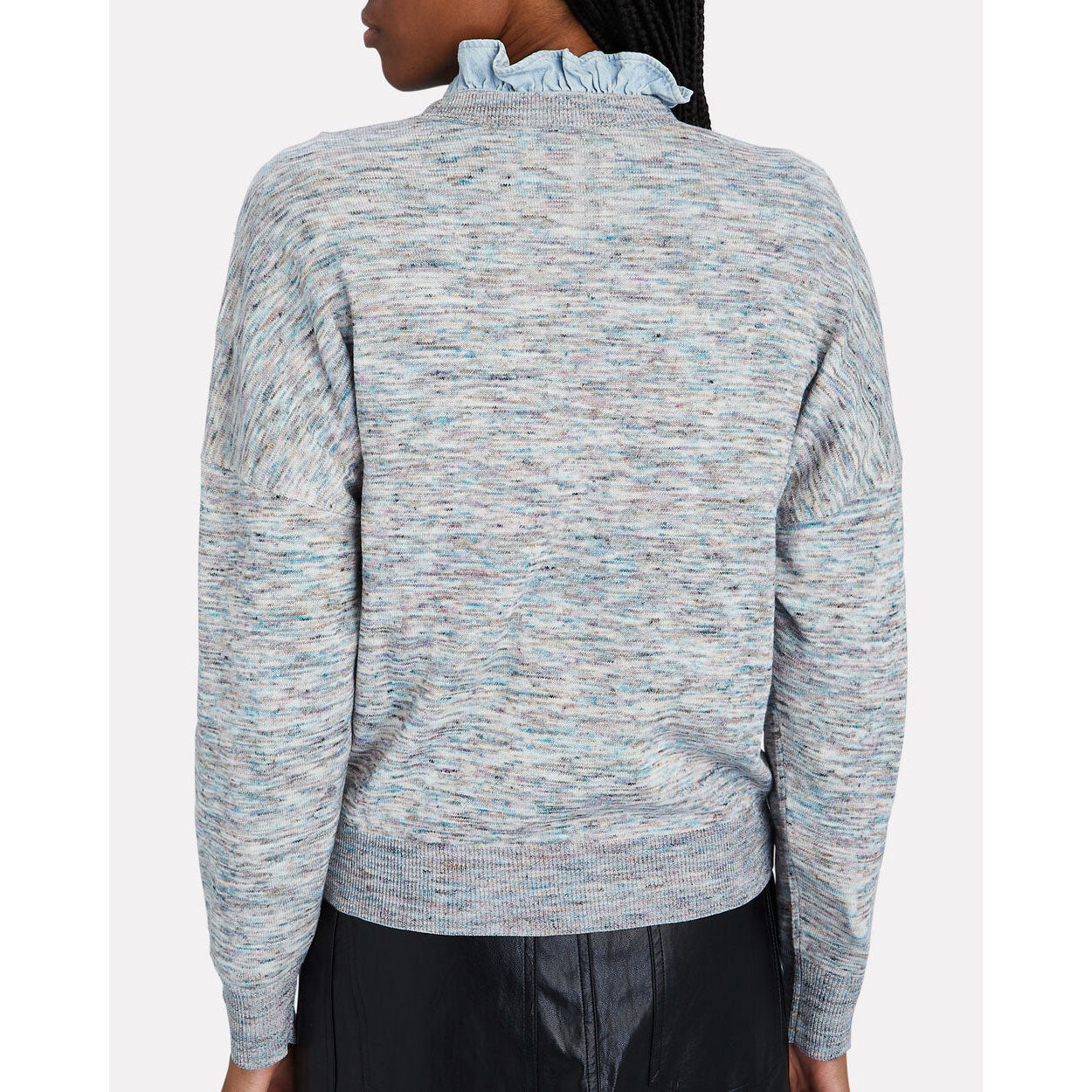 Isabel Marant Etoile "Marisans" Marled Sweater in Blue, size 36