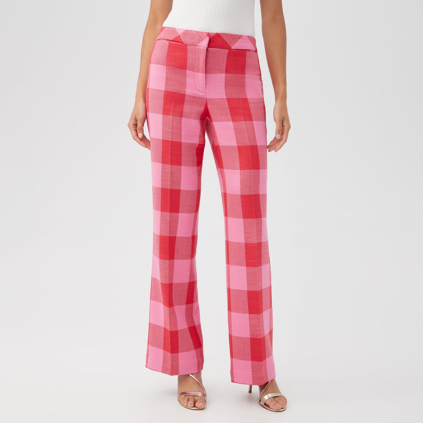 Trina Turk "Poppy" Pants in Pink/Red, size 00