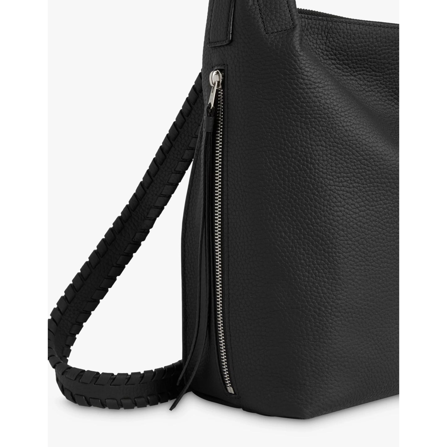 All Saints "Kita" Backpack in Black Leather