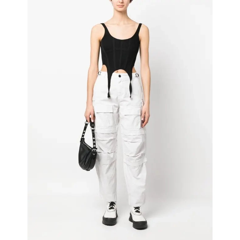 DarkPark "Julia" Cargo Pants in Off White, size 26