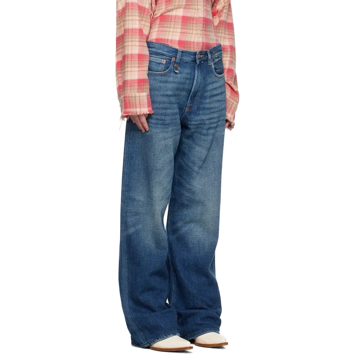 R13 "D'Arcy" Jean in Koze Vintage Indigo, size 24 (Fits loose)
