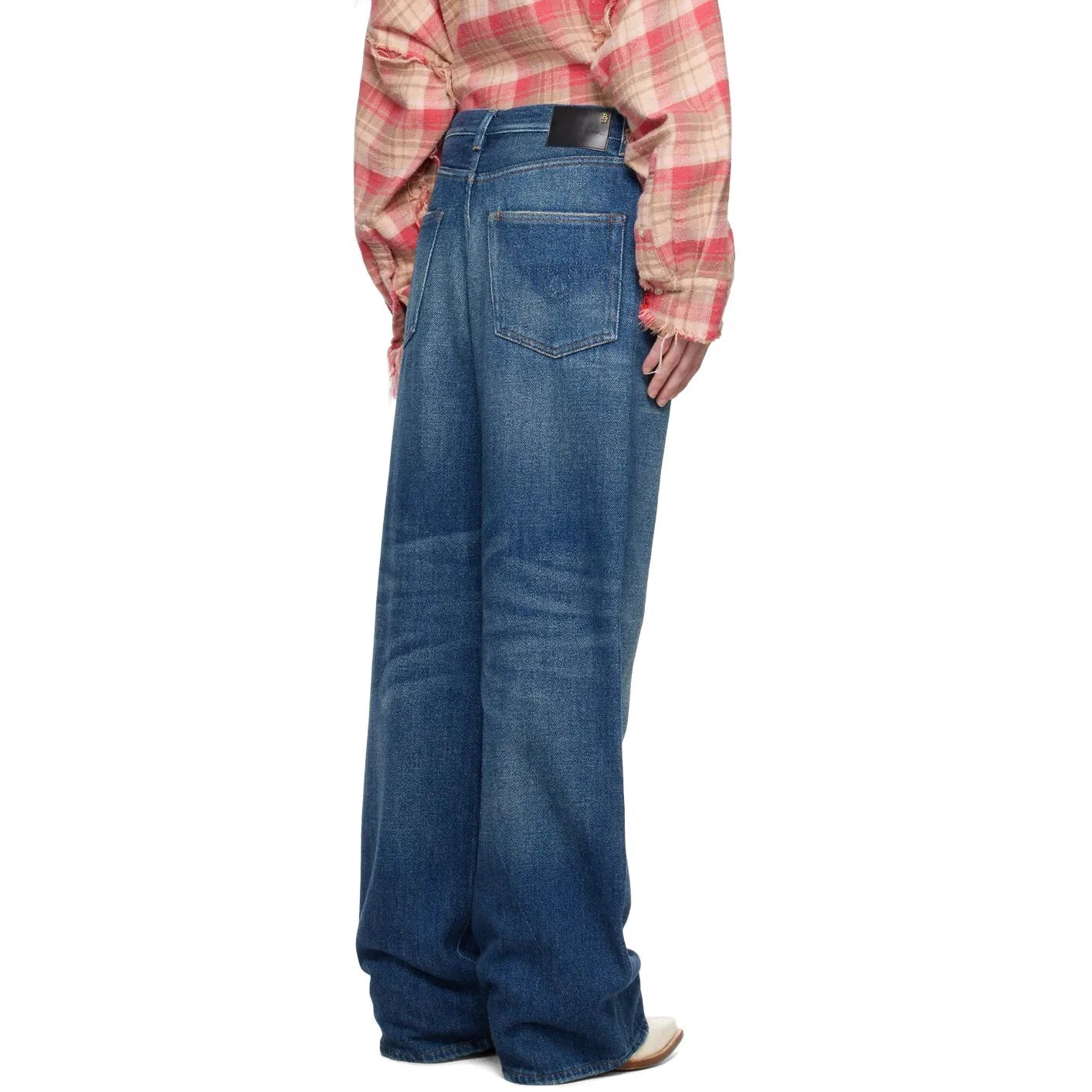 R13 "D'Arcy" Jean in Koze Vintage Indigo, size 24 (Fits loose)