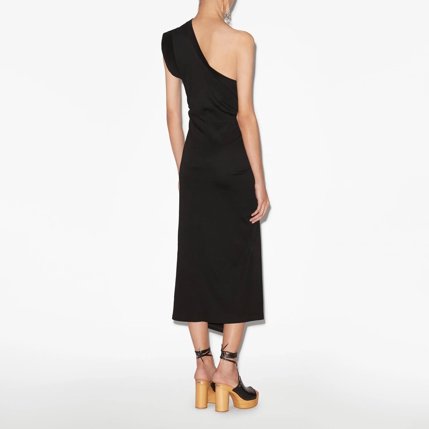 Isabel Marant "Maude" One Shoulder Dress in Black, size Small