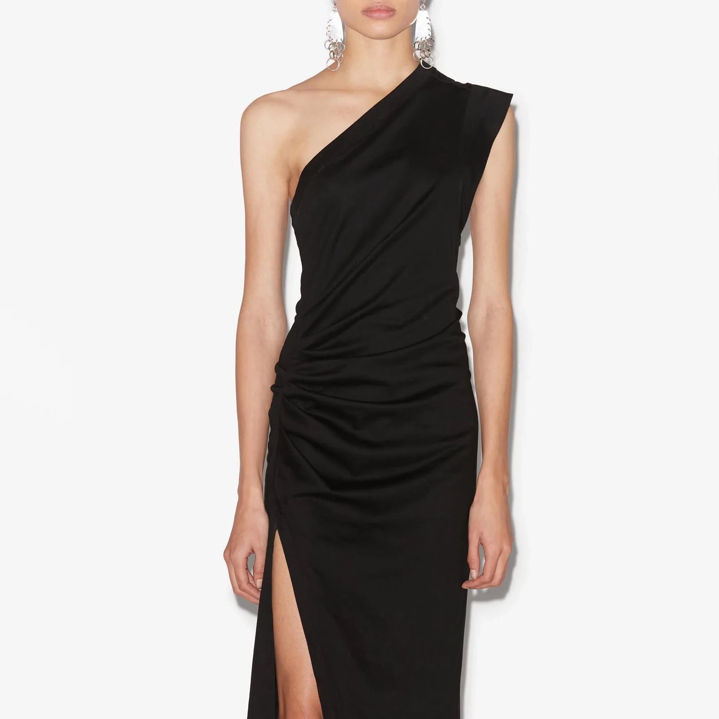 Isabel Marant "Maude" One Shoulder Dress in Black, size Small