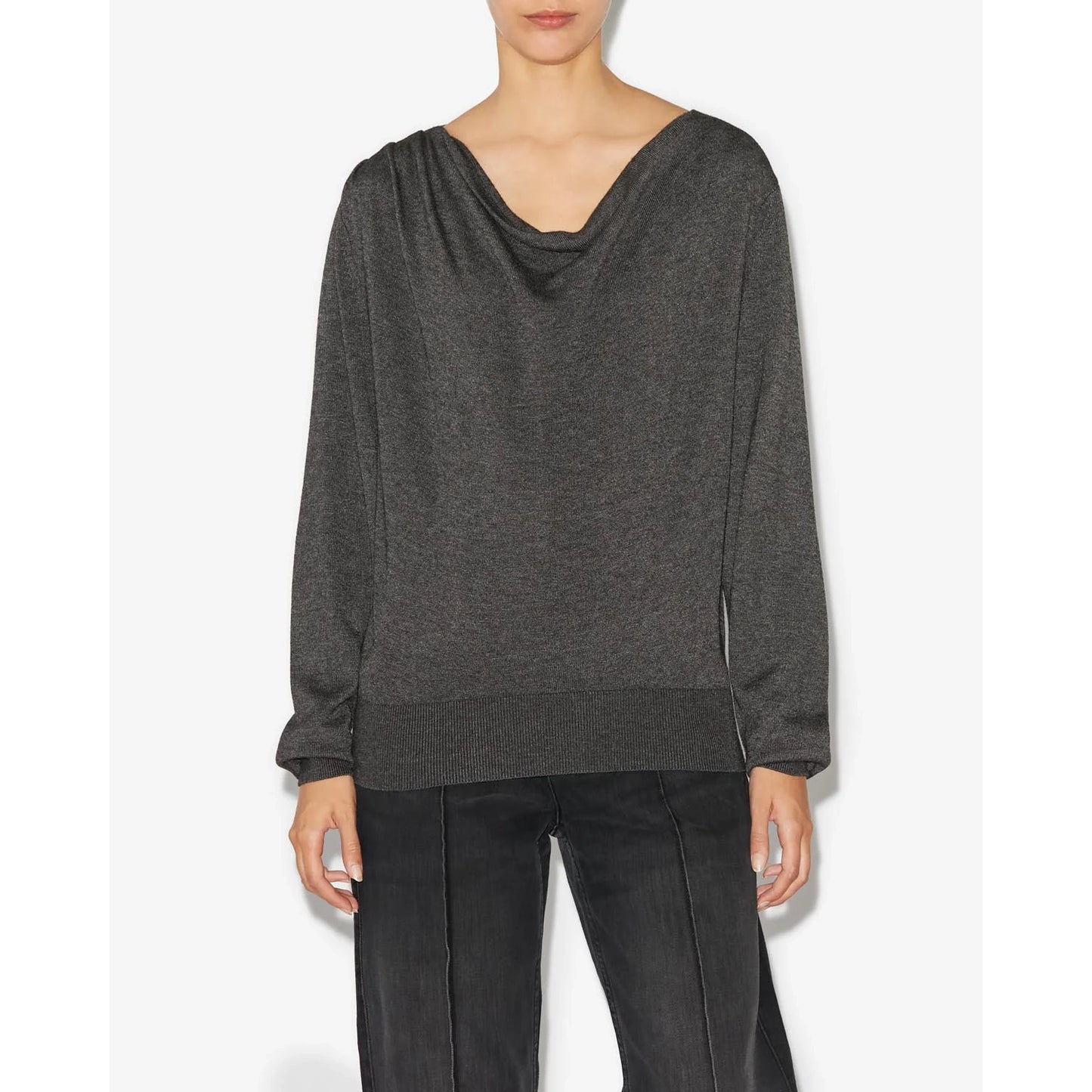 Isabel Marant "Kristen" Sweater in Charcoal Grey, size 40