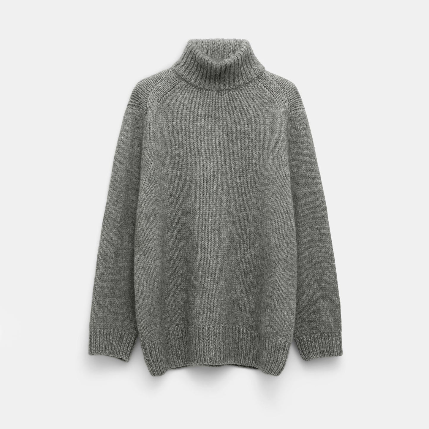 Dorothee Schumacher Alpaca Turtleneck Sweater in Grey, size "2" (Small)