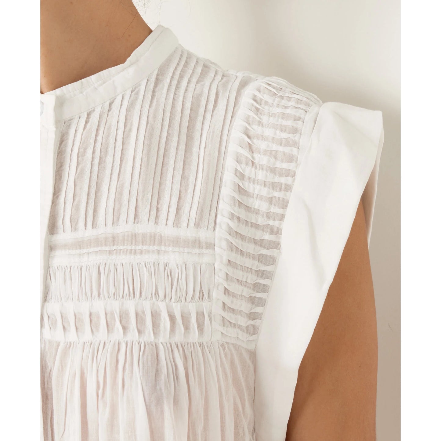 Isabel Marant Etoile "Leaza" Top in White, size 36