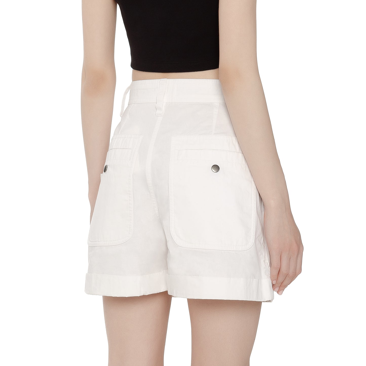 Isabel Marant Etoile "Rachel" Shorts in White, size 36 (size 2/4)