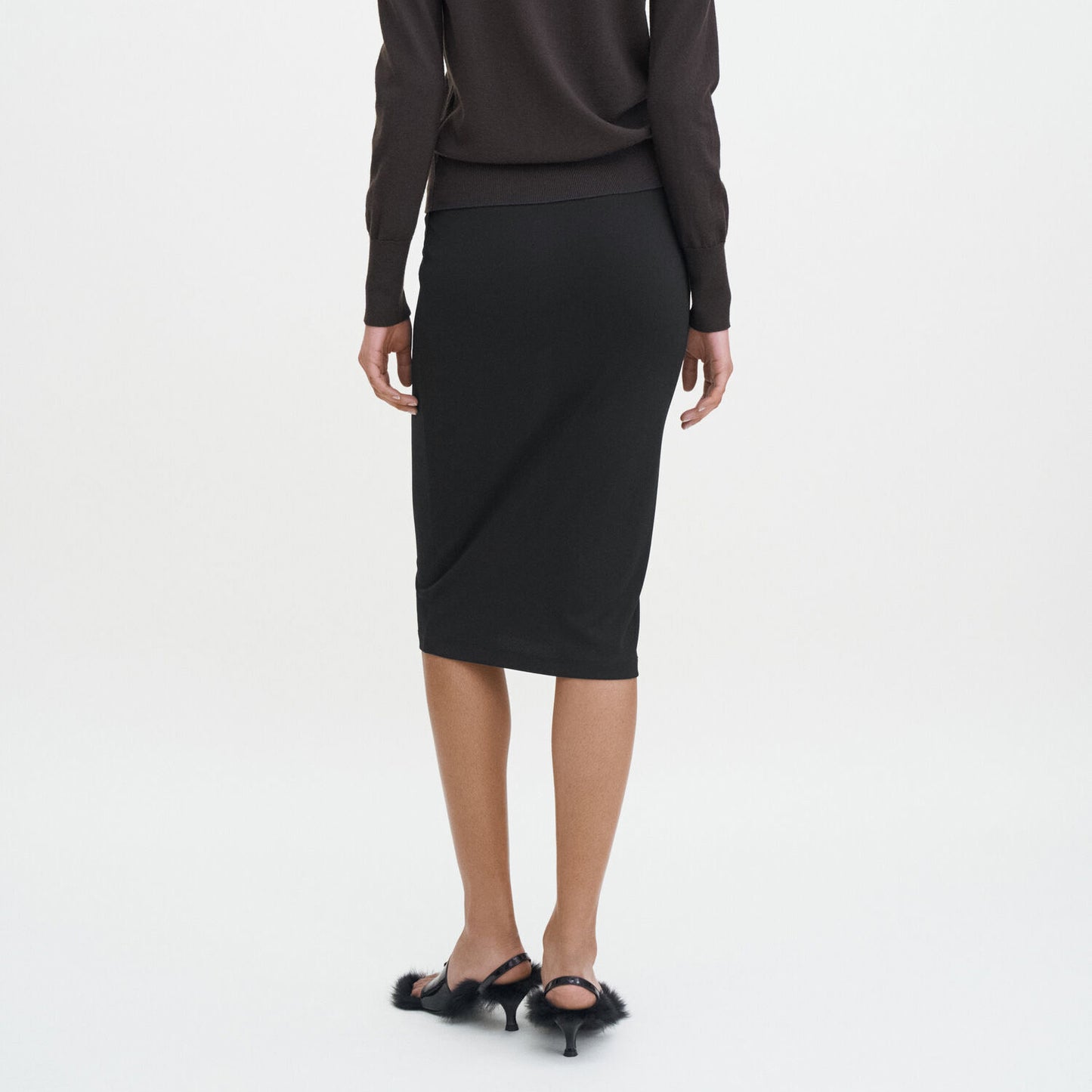 Filippa K Black Jersey Skirt, size Small (fits XS/S)