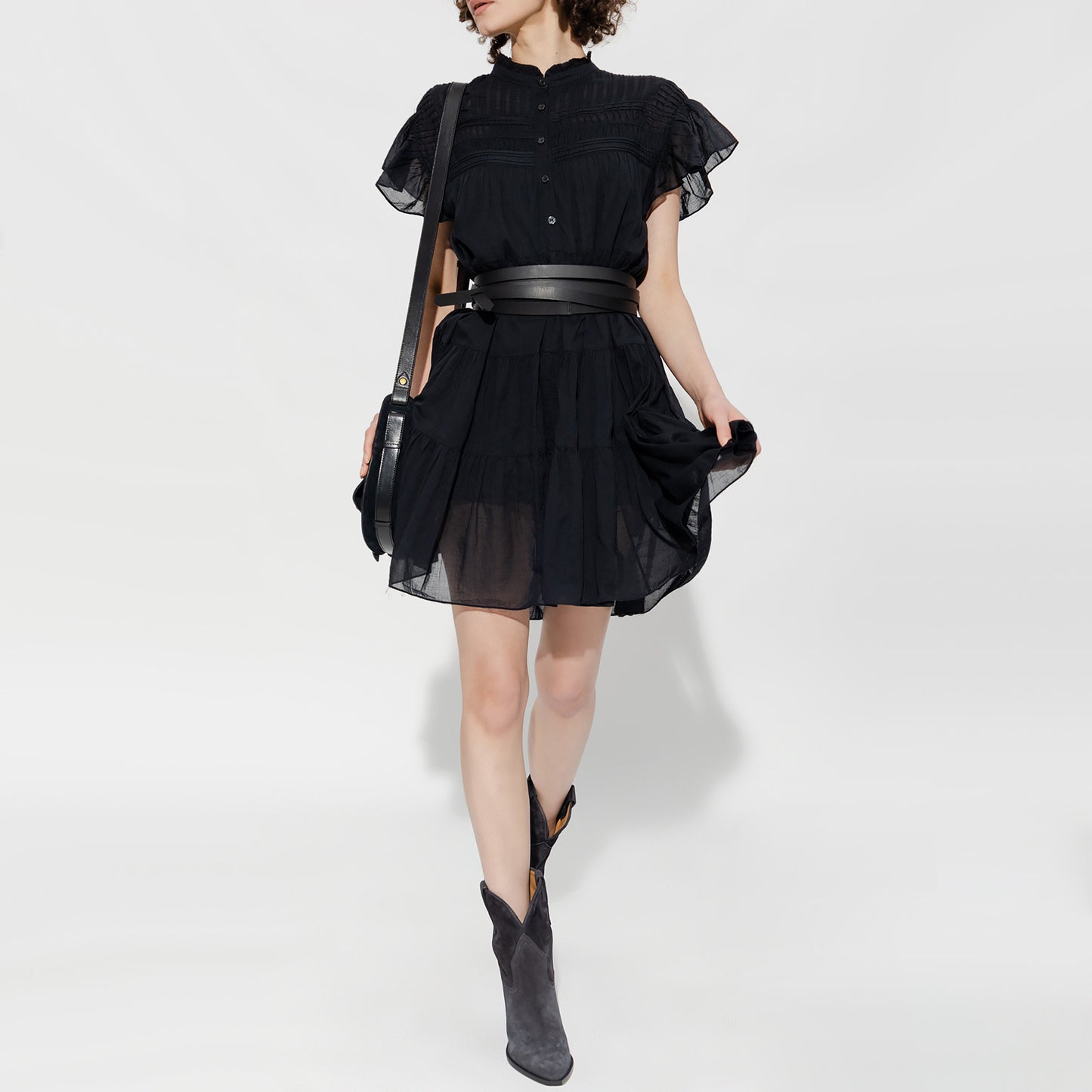 Isabel Marant Etoile "Lanikaye" Dress in Black, size 36 (fits like size small)