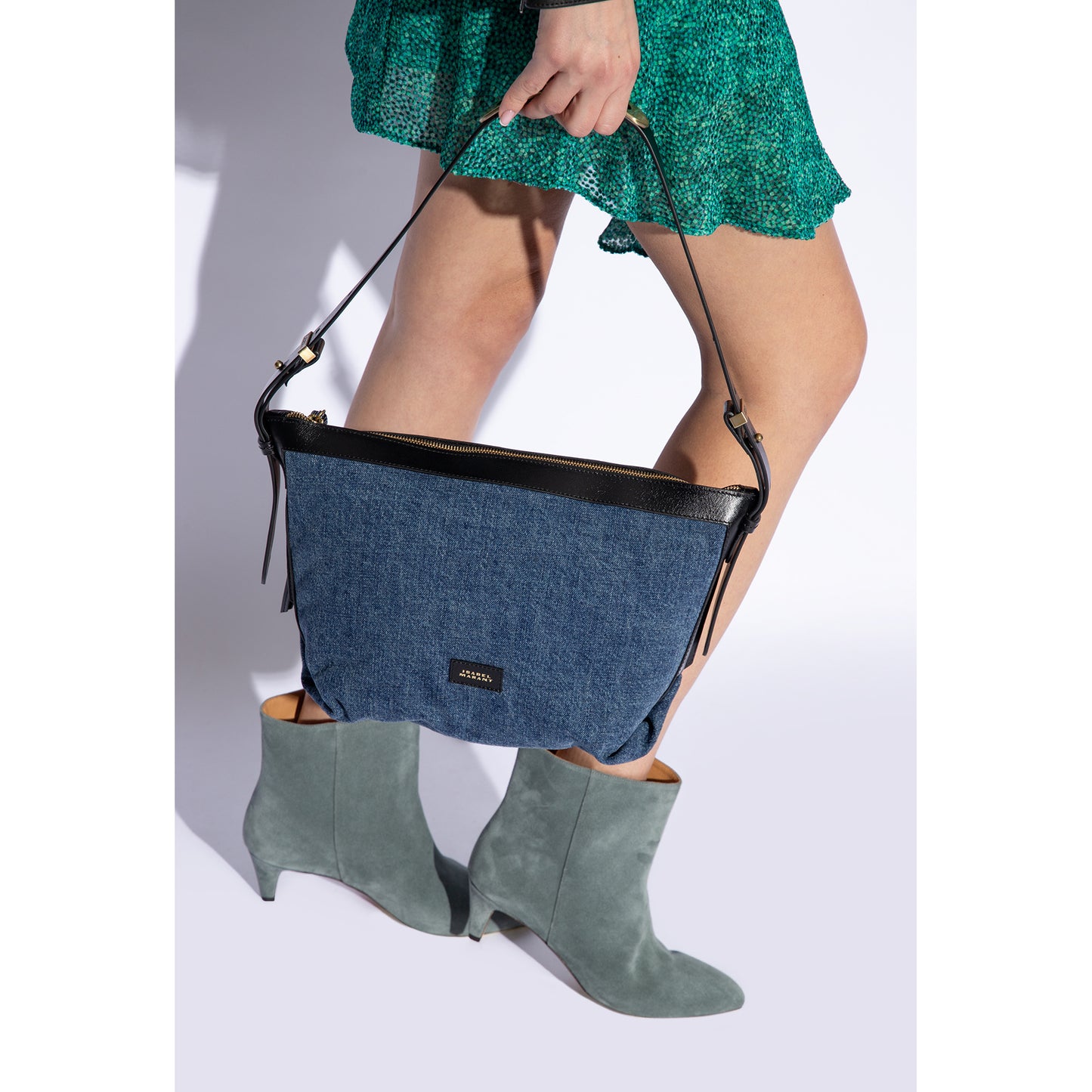 Isabel Marant Blue "Leyden" Denim Bag