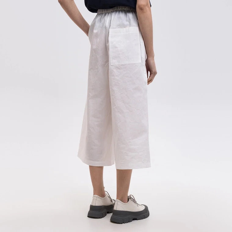 Sofie D'Hoore "Ponce" Cropped Wide Leg Pants in White, size 42 (size Large)