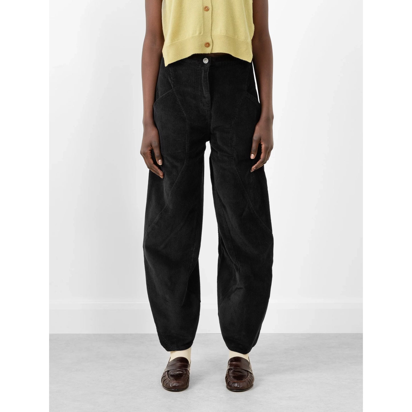 Henrik Vibskov "Digi" Corduroy Pants in Black, size Medium
