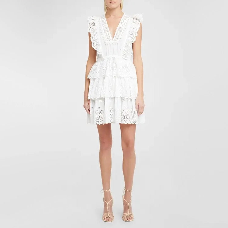 Ulla Johnson "Lilith" Dress in White, size 4